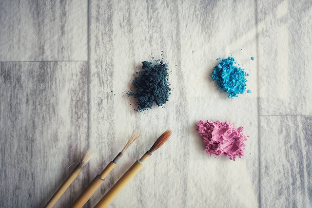 Asuka_ceramics 陶器　自然と草花の紋様　ハンドメイド作品　手描きの紋様　絵付け　こだわりの紋様